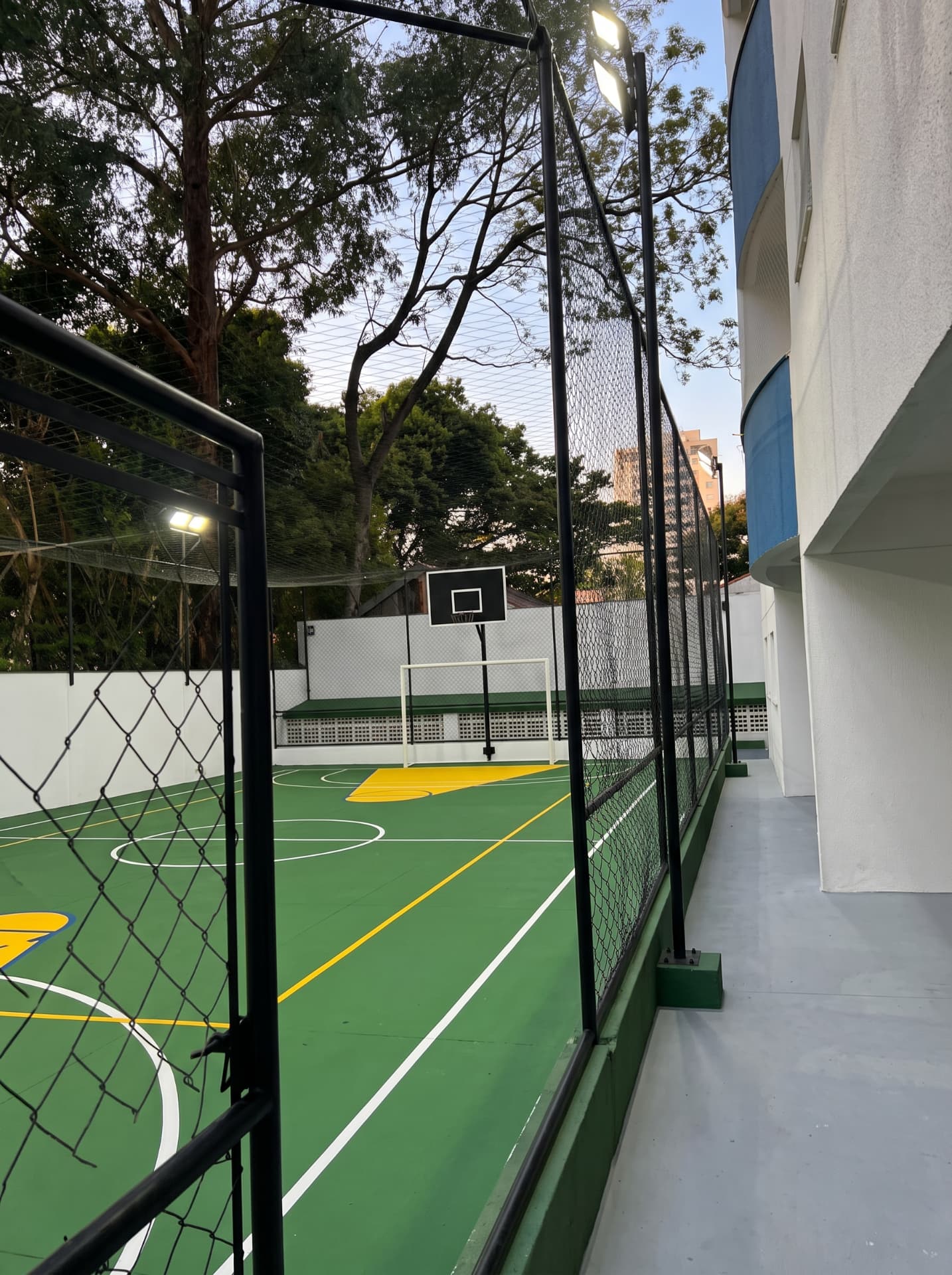 Vista 1 da obra Quadra Esportiva