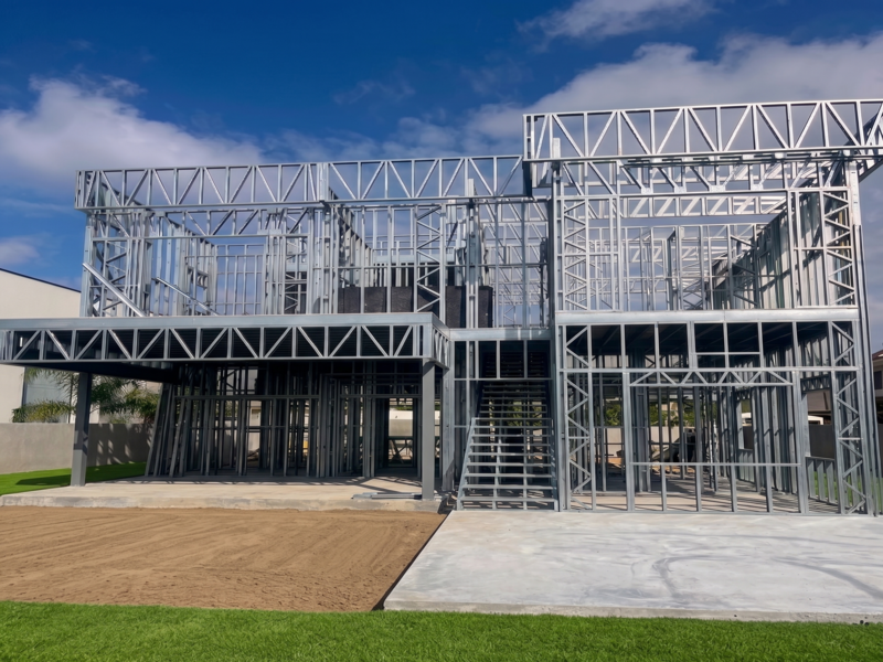 Residência steelframe — foto 1, obra Residencial entregue pela Hubra